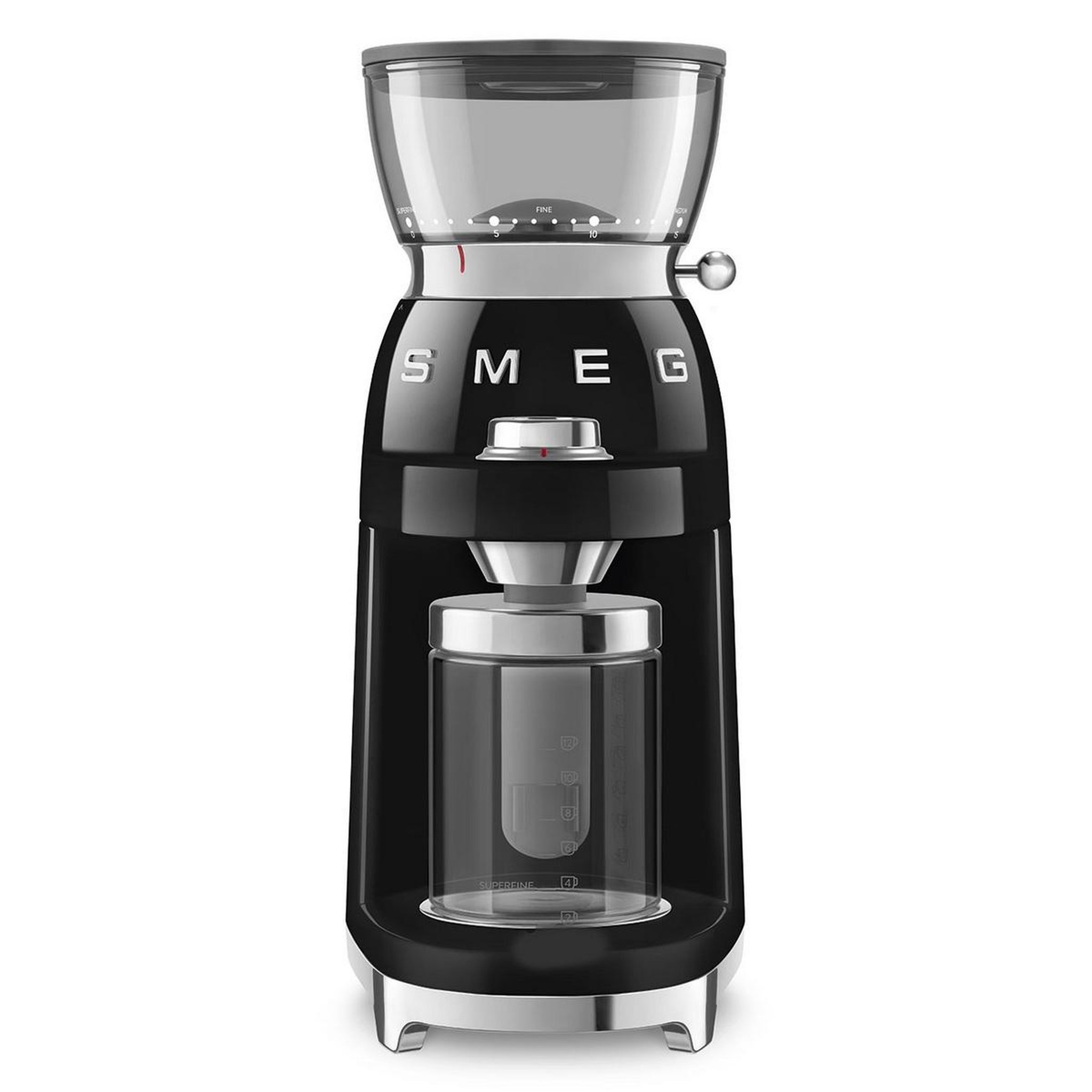 SMEG Moulin à café 240g 150w noir - cgf03bleu