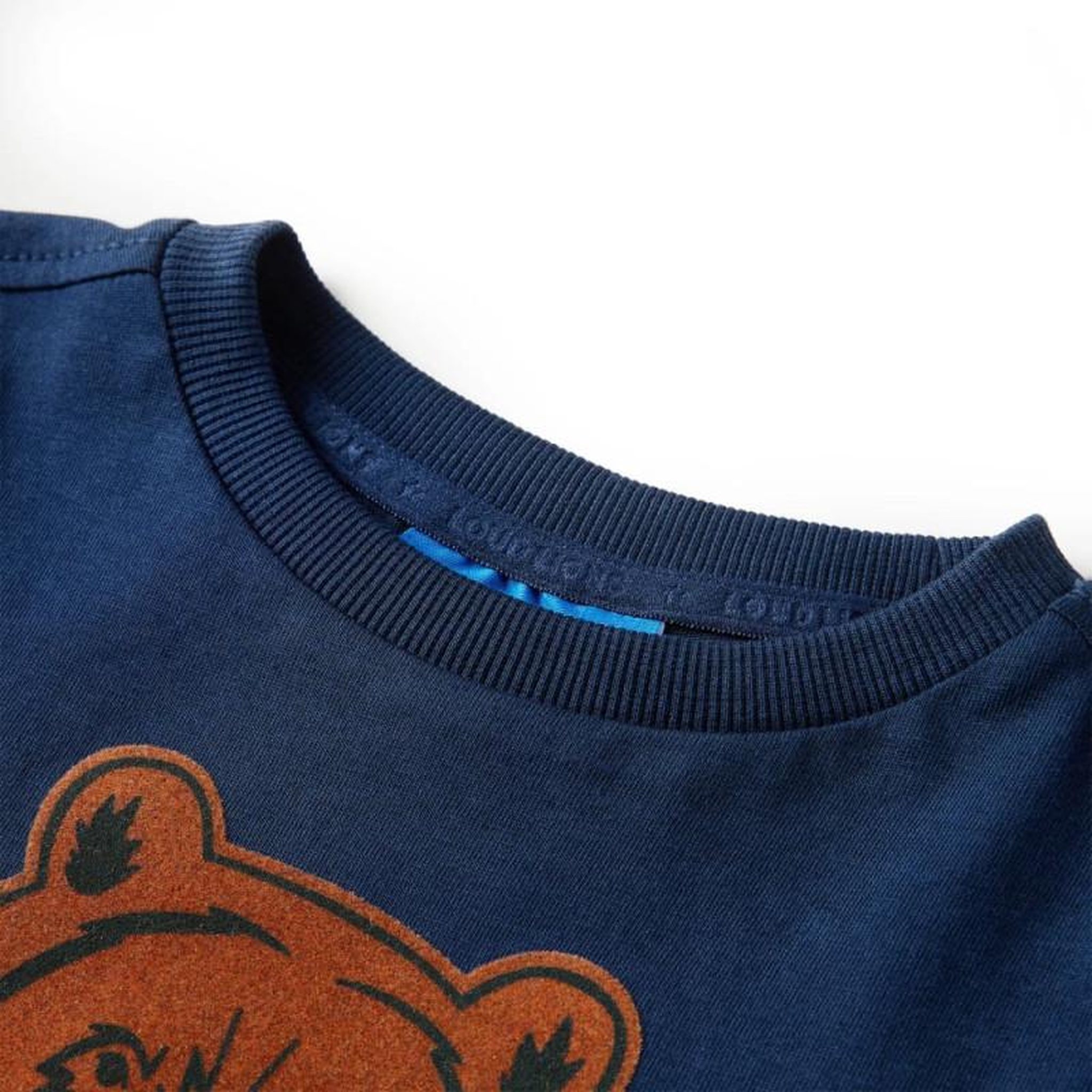 Voir la diapositive 3 : VIDAXL T shirt enfants à manches longues bleu marine 104