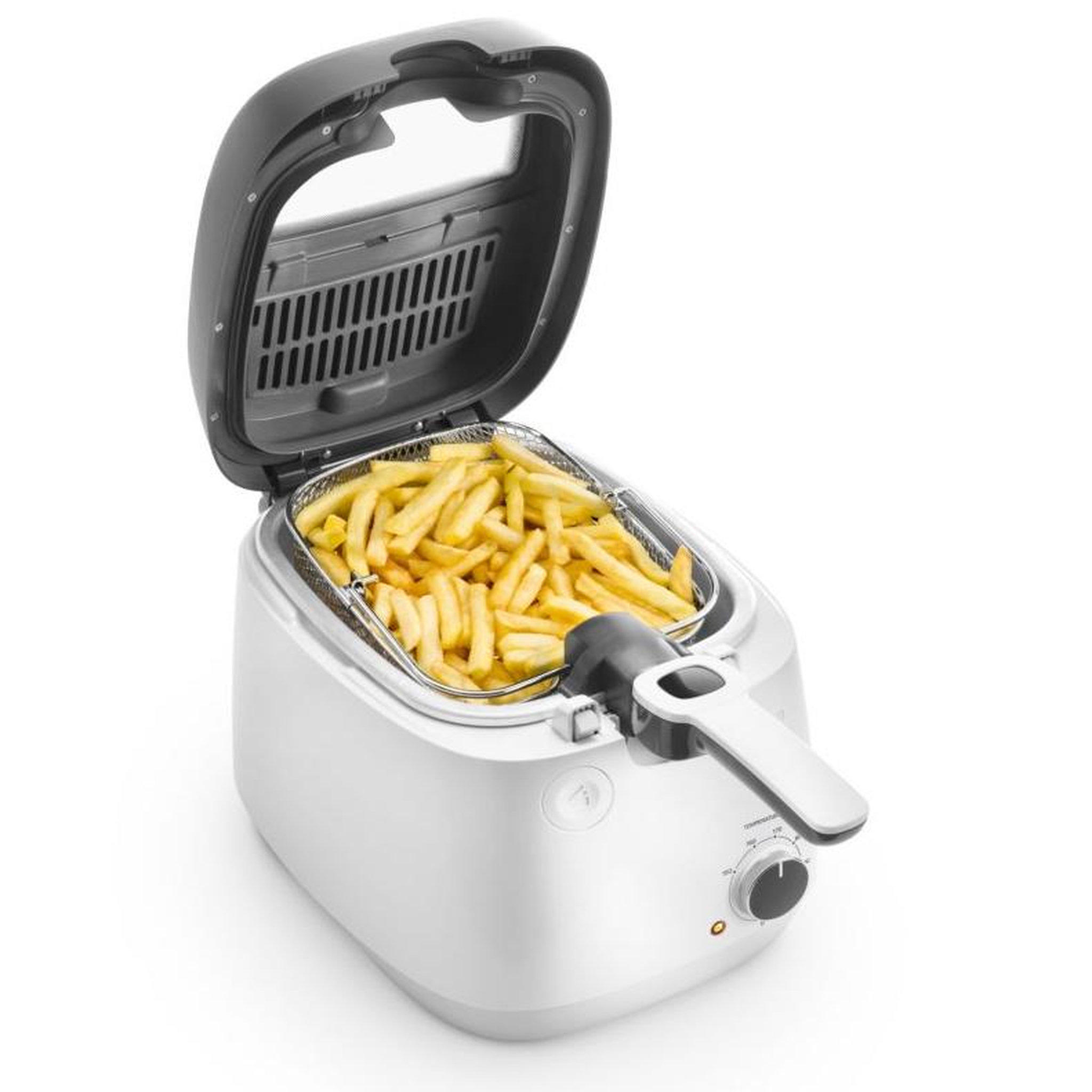 Voir la diapositive 3 : DELONGHI Friteuse 2.4l 1800w blanc - fs6035