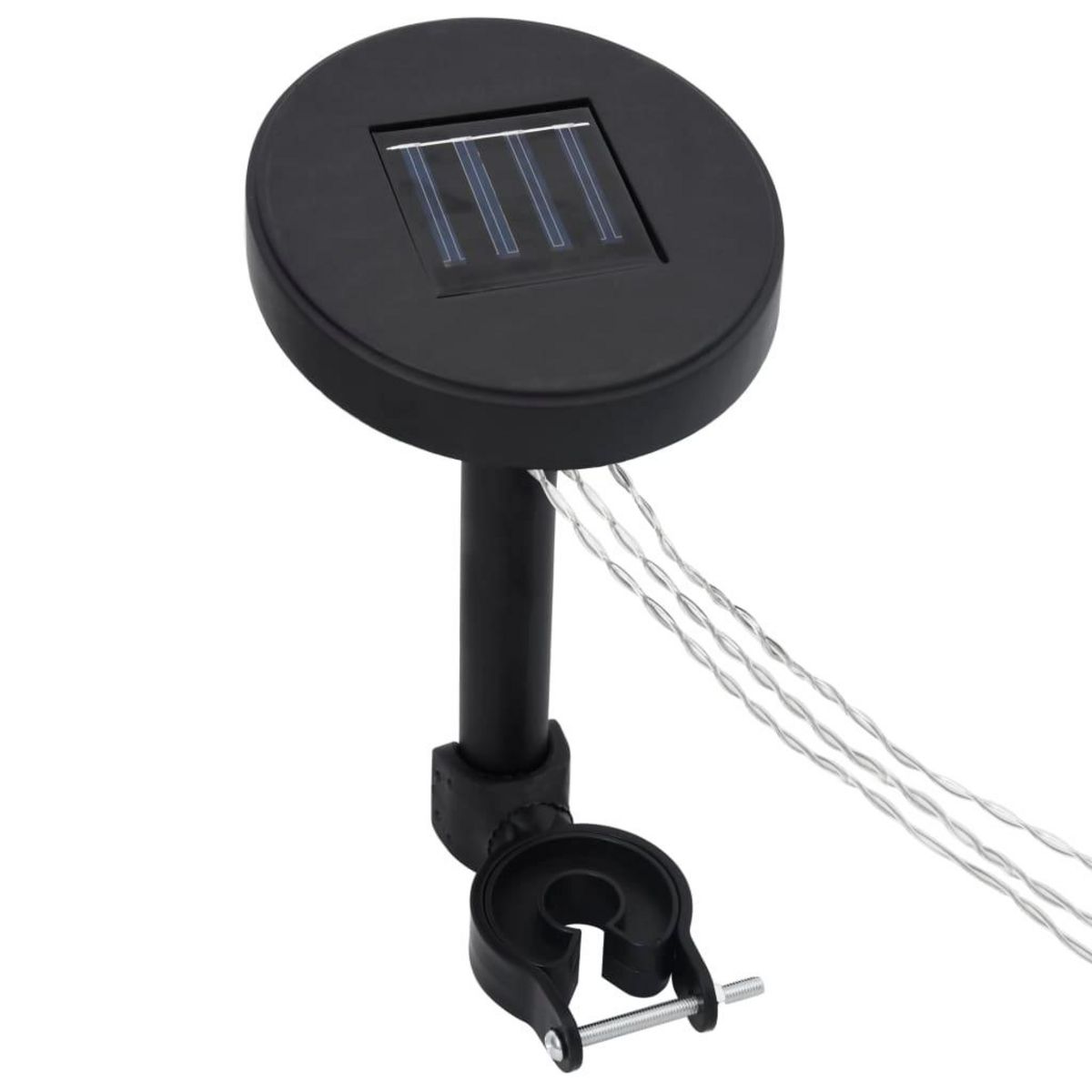 VIDAXL Guirlande lumineuse a LED avec panneau solaire pour belvedere