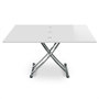 Voir la diapositive 2 : Paris Prix Table Basse Rectangulaire  Higher  150cm Blanc Laqué