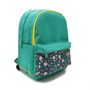 Voir la diapositive 2 : AUCHAN Sac à dos 2 compartiments vert