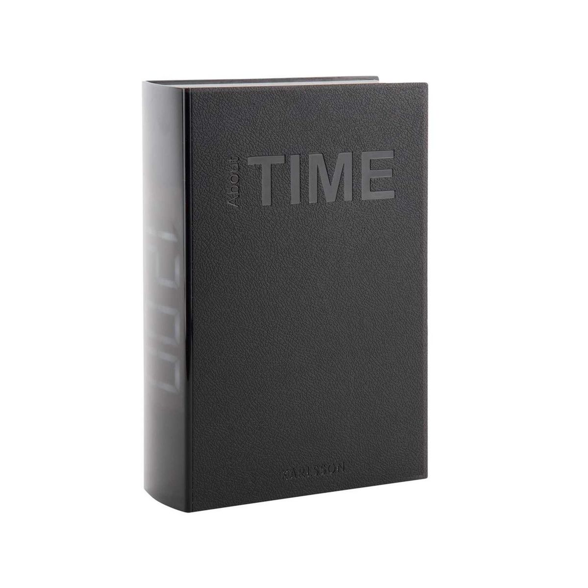 Karlsson Réveil imitation livre - Noir