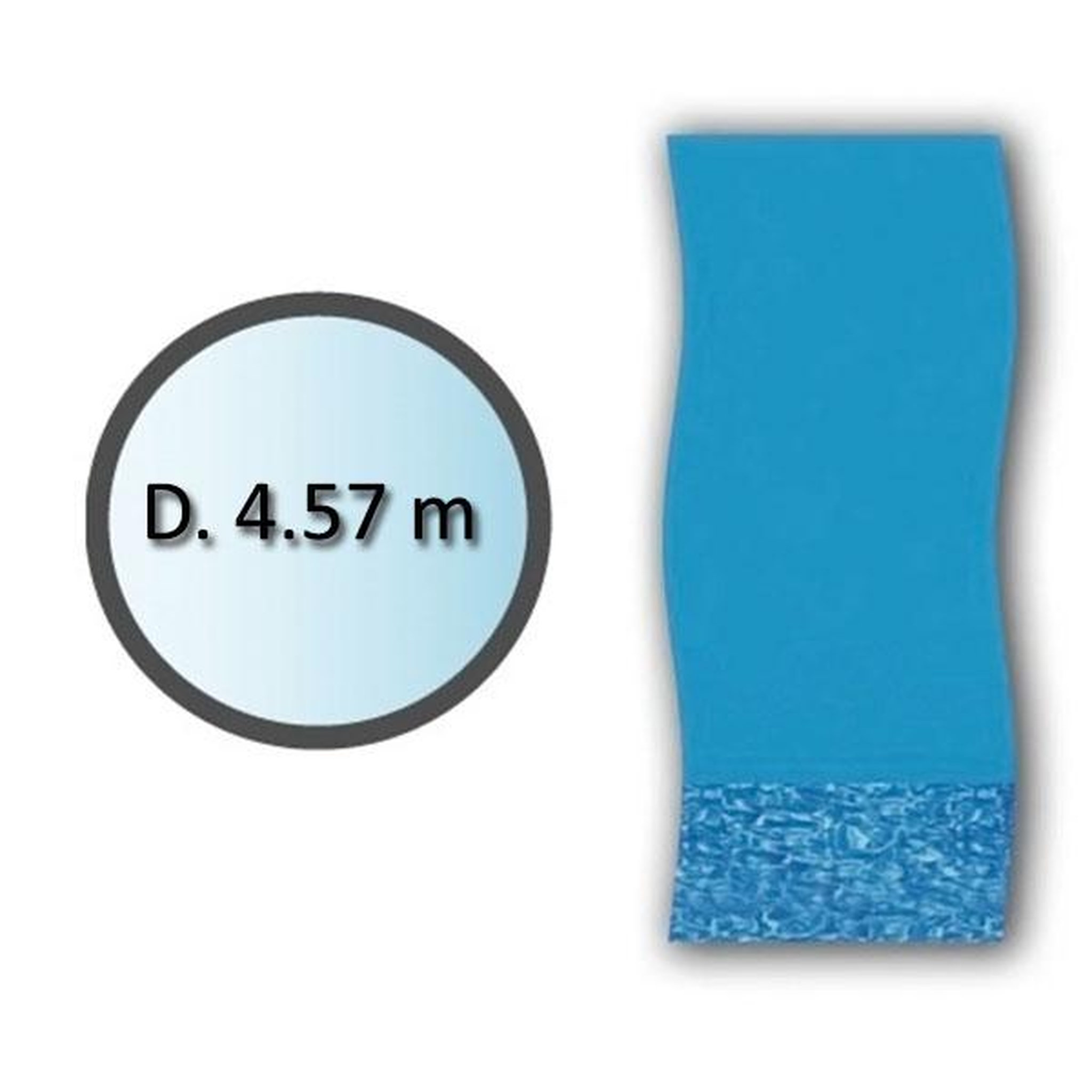 Swimline Liner swirl forme ronde d.4.57m pour piscine hors sol - li1548sb