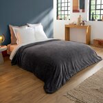 DODO Couverture Polaire Extra Douce Coloris Anthracite. Coloris disponibles : Gris