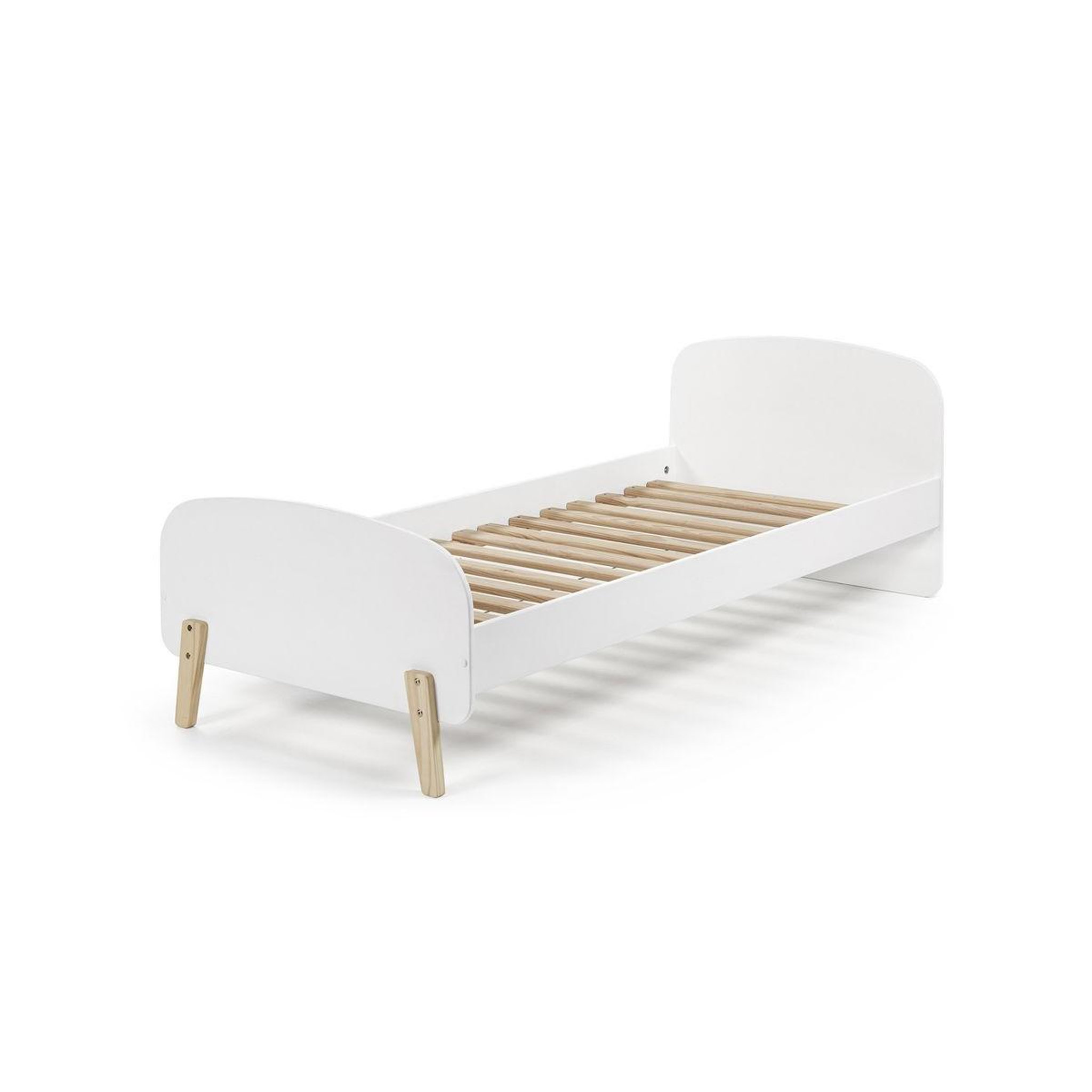 Voir la diapositive 2 : Paris Prix Lit enfant avec tiroir  kiddy  90x200cm blanc & naturel