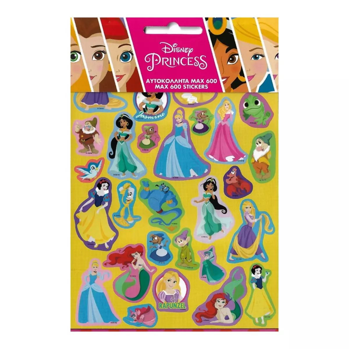 DISNEY 600 stickers Princesse enfant Autocollant Cendrillon Aurore Belle