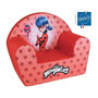 Voir la diapositive 1 : Fun House FUN HOUSE Miraculous Fauteuil club Lady Bug - l.52 x P.33 x H.42 cm - Pour enfant origine France garantie