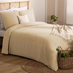 ATMOSPHERA Parure de Lit 3 Pièces  Flora  240x220cm Beige Lin