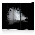 Paris Prix Paravent 5 Volets  White Feather II  172x225cm
