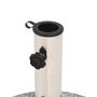 Voir la diapositive 4 : VIDAXL Socle de parasol Granite Rond 20 kg