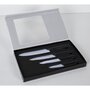 Set de 4 couteaux en inox avec revêtement céramique