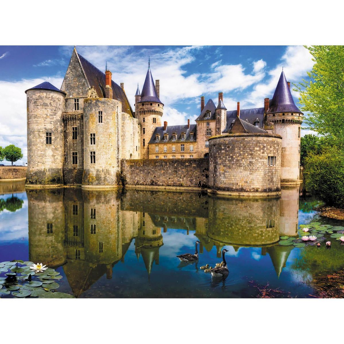 Trefl Puzzle 3000 pièces : Château de Sully-sur-Loire, France