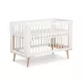 LITTLE SKY BY KLUPS Chambre complète lit bébé 60x120 - commode à langer - armoire 2 portes LittleSky by Klups Sofie - Blanc