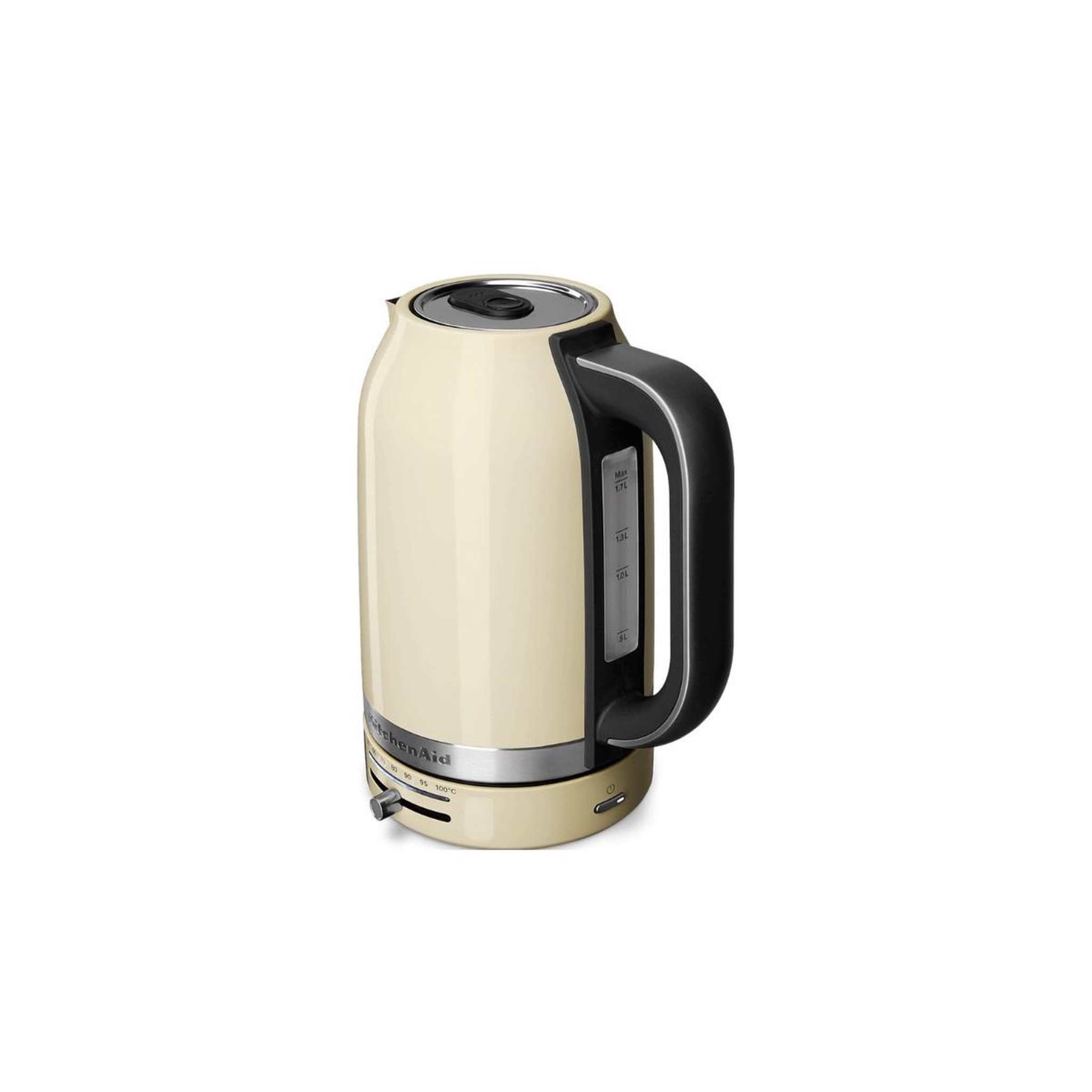 Voir la diapositive 2 : KitchenAid Bouilloire sans fil 1.7l 2400w crème - 5kek1701eac