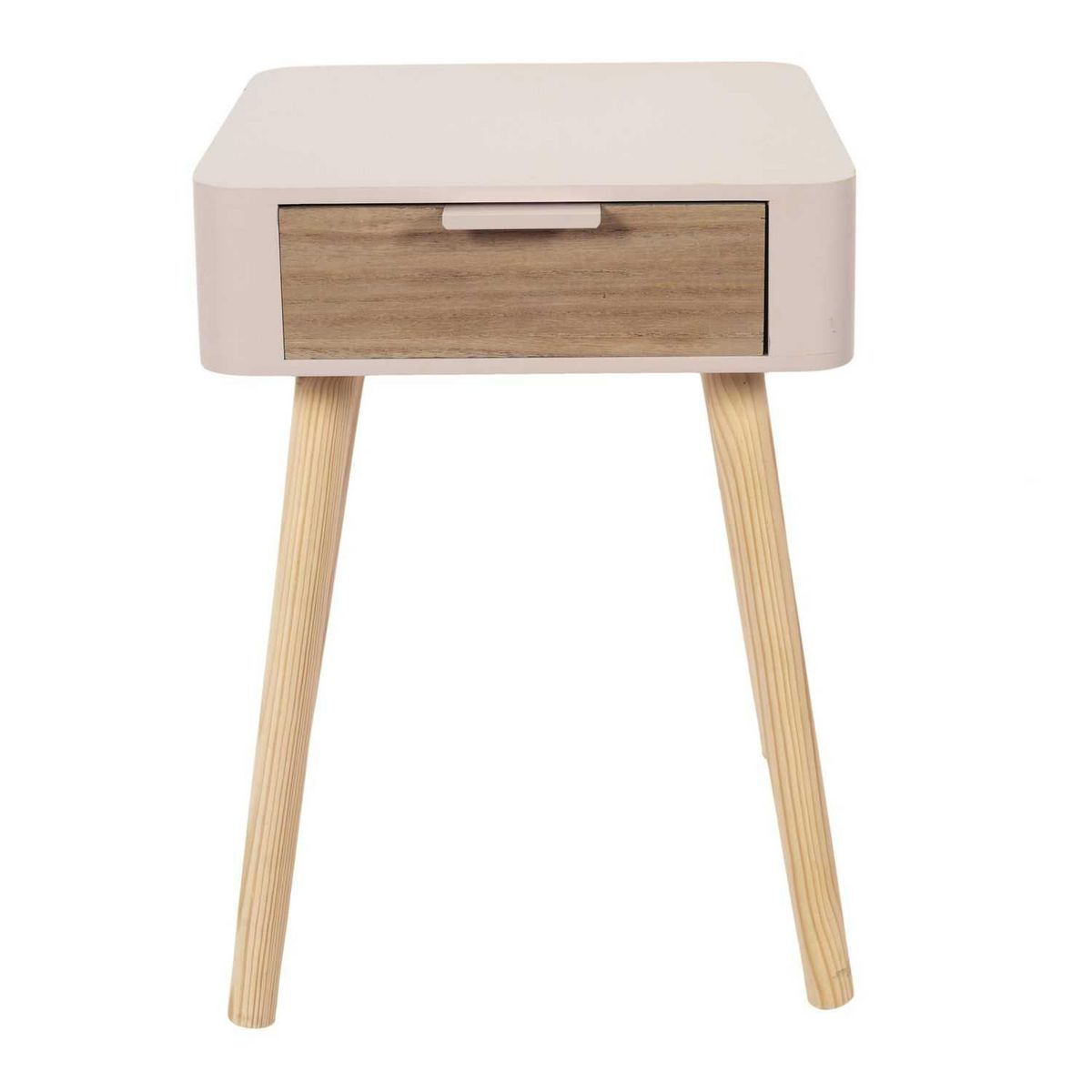 TOILINUX Table de chevet 1 tiroir en MDF