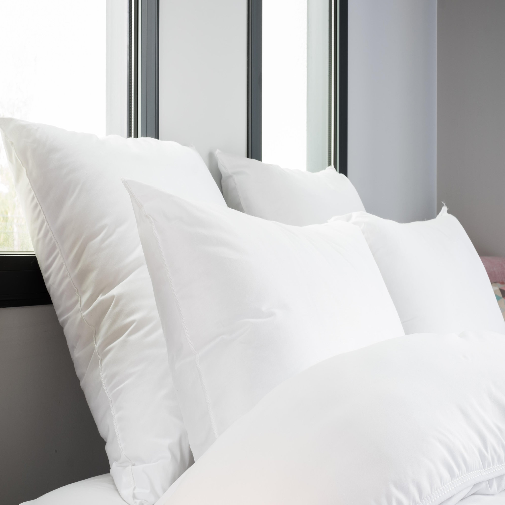 Voir la diapositive 2 : ACTUEL Oreiller confort moelleux anti acariens 