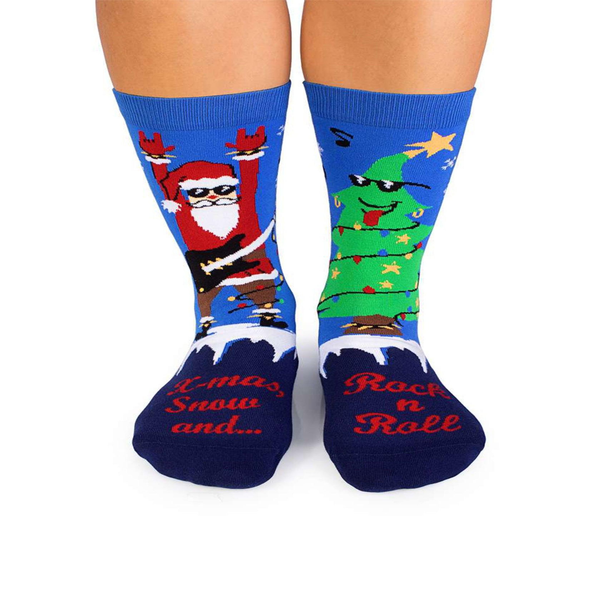 PIRIN HILL Chaussettes arty père-noël rockeur