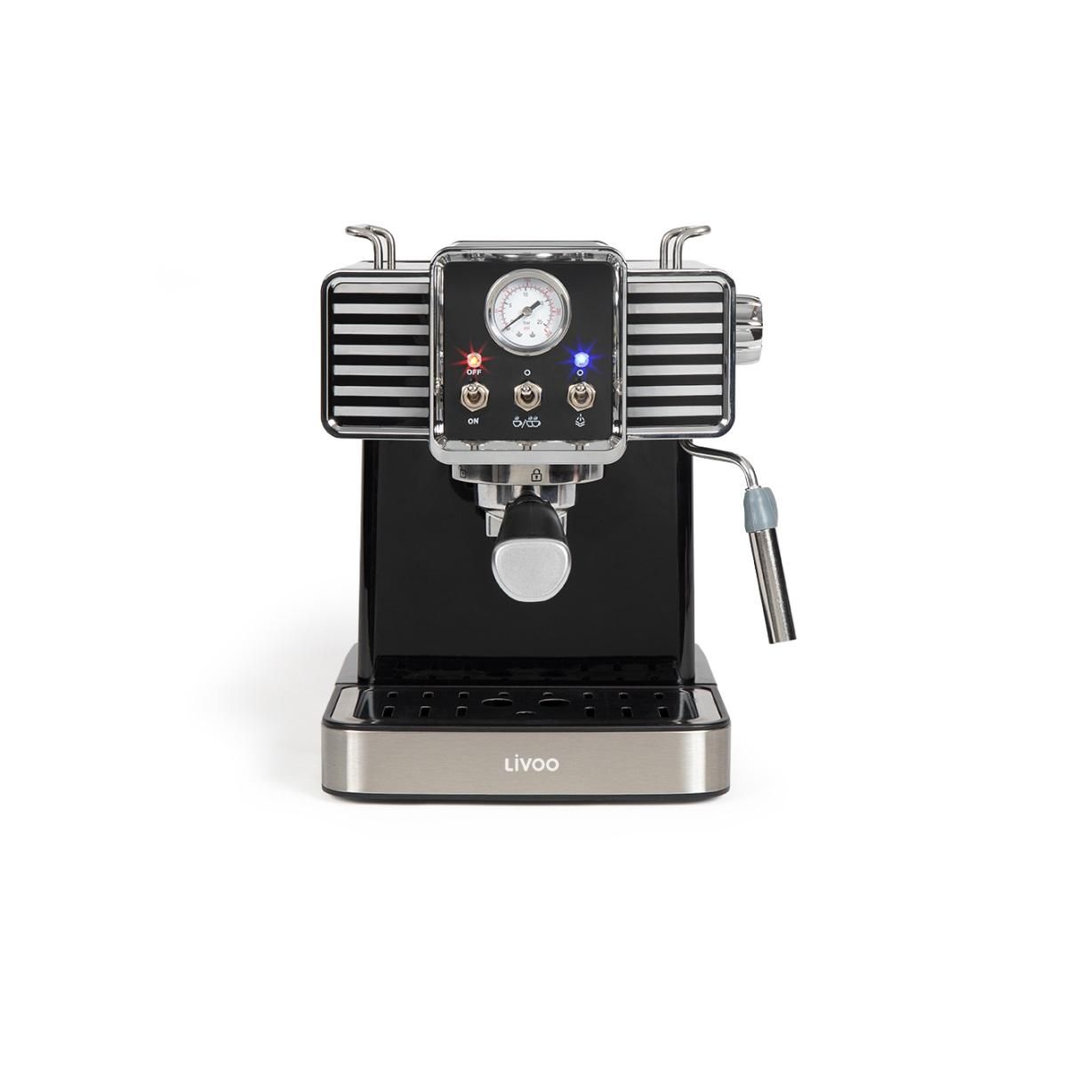 LIVOO Machine à expresso 15bars noir - DOD174N