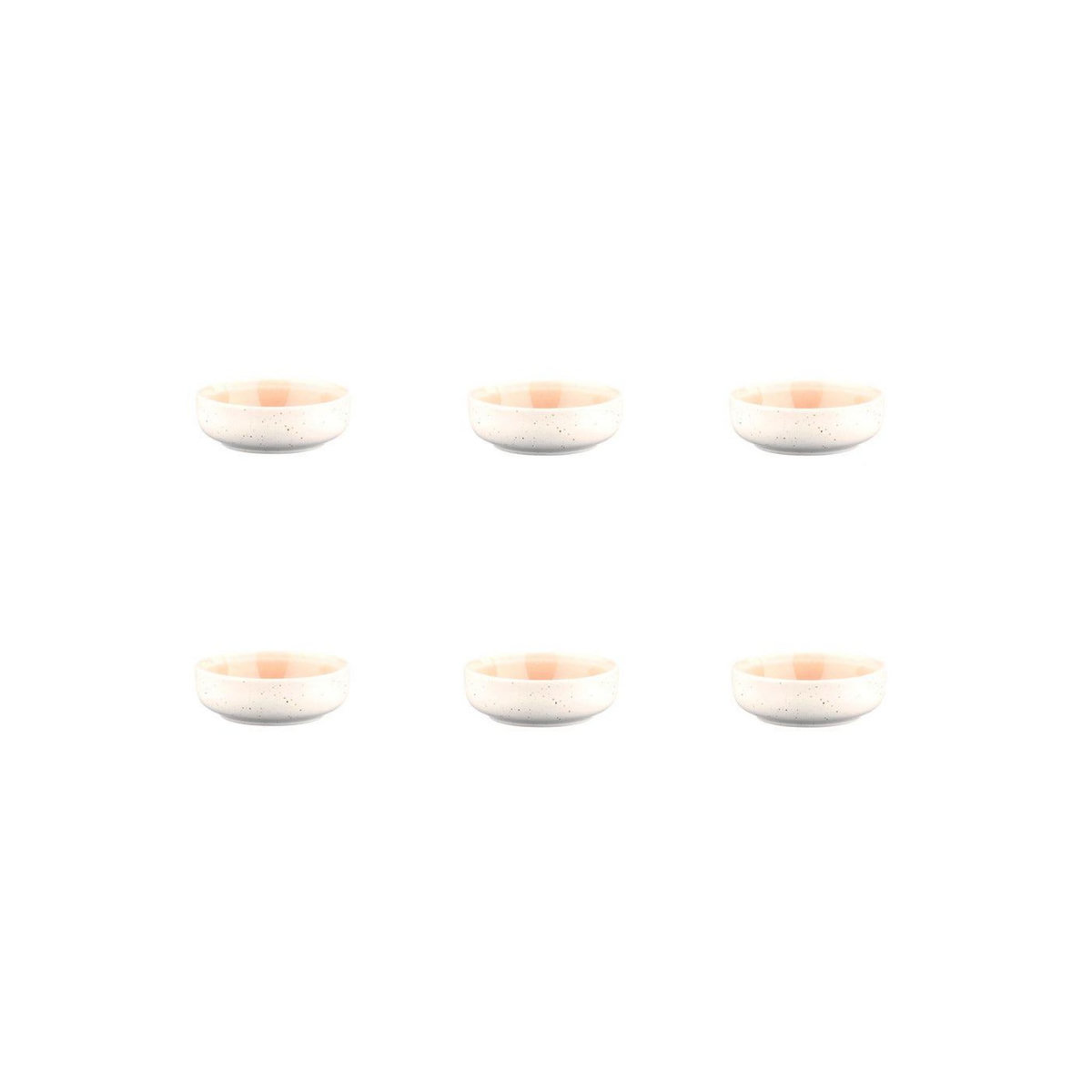 BJORN Bol OXYGEN Ø9cm - 6 pièces - Rose poudre