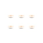 BJORN Bol OXYGEN Ø9cm - 6 pièces - Rose poudre