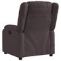 Voir la diapositive 4 : VIDAXL Fauteuil de massage inclinable Marron fonce Tissu