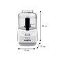 Voir la diapositive 4 : MAGIMIX Mini hachoir 0.8l  290w blanc - 18111F