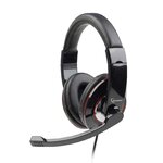 GEMBIRD Casque audio Gembird MHS-001 Noir filaire avec microphone