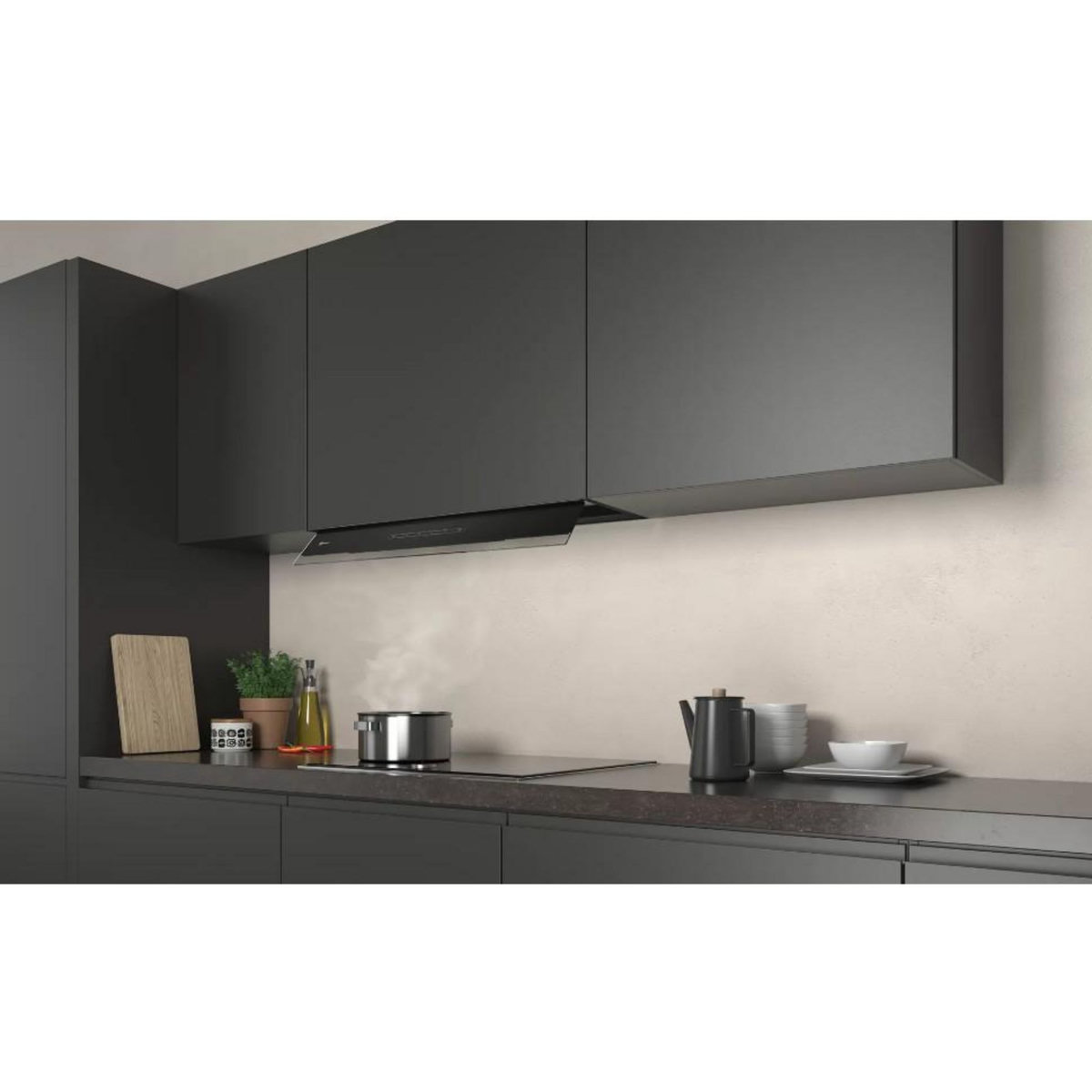 Neff Hotte box intégrée 90cm 460m3/h noir - d95xam2s0