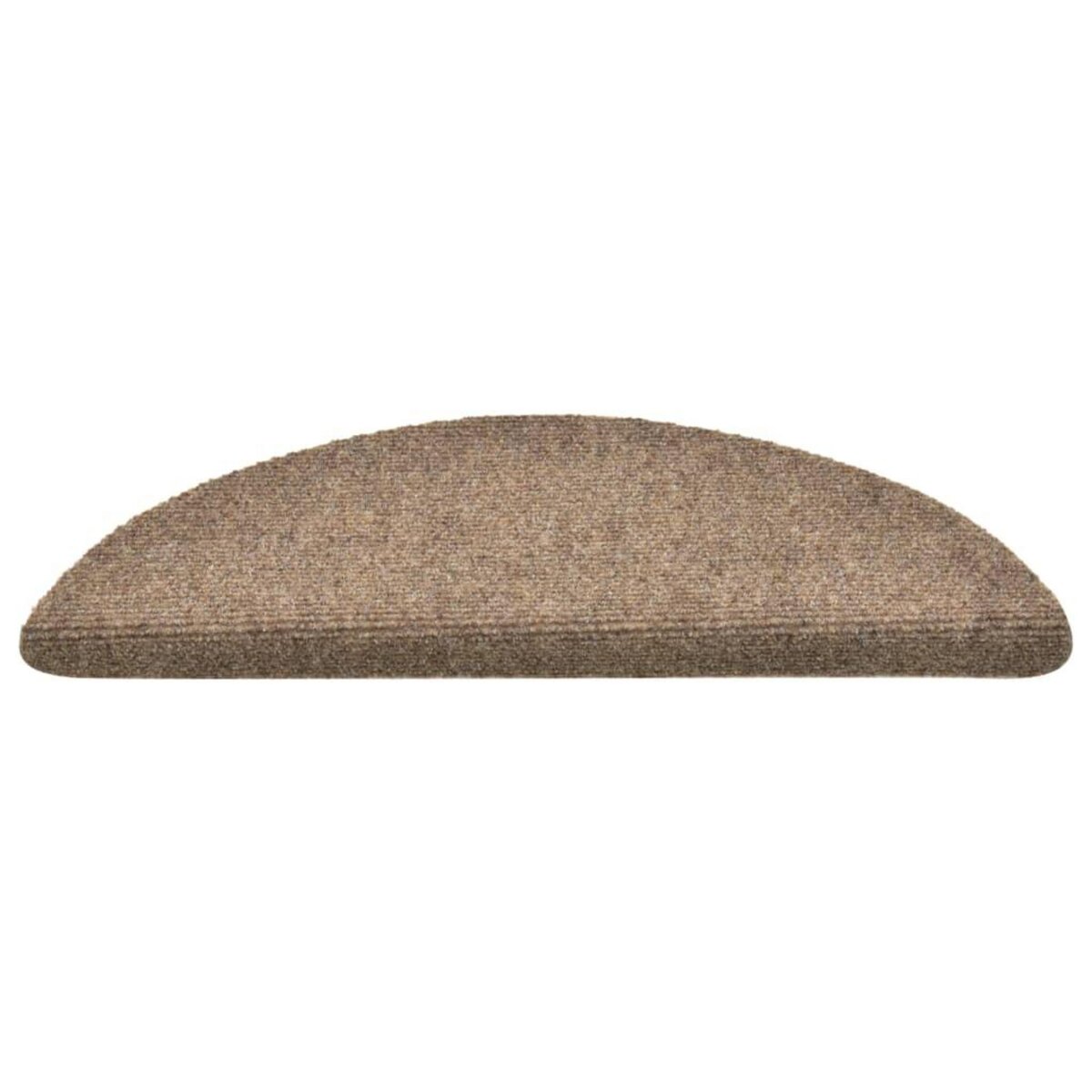 VIDAXL Tapis d'escalier autocollants 15 pcs Creme 56x17x3cm Aiguillete