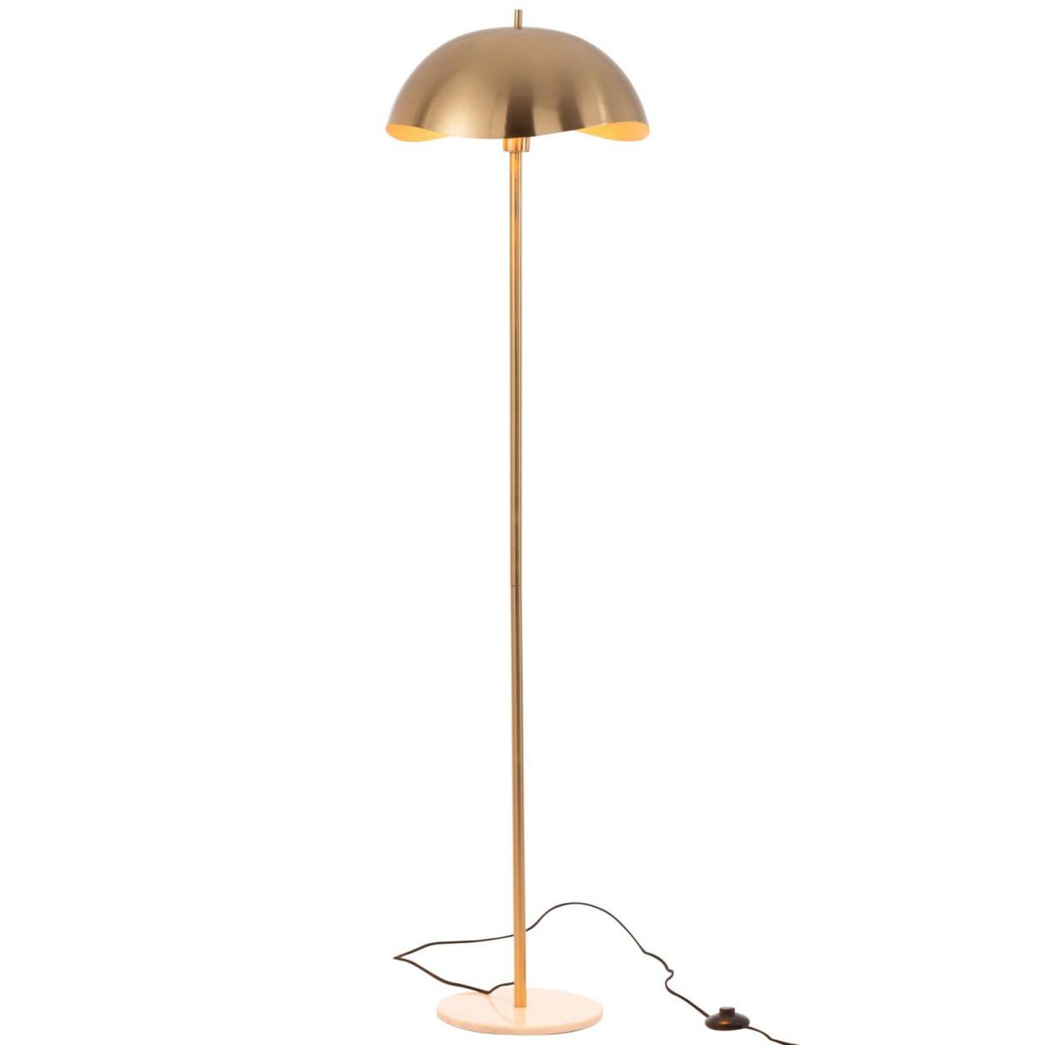 Voir la diapositive 3 : J-LINE Lampadaire en métal  elias  150cm or