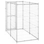Voir la diapositive 4 : VIDAXL Chenil exterieur pour chiens Acier galvanise 110x220x180 cm