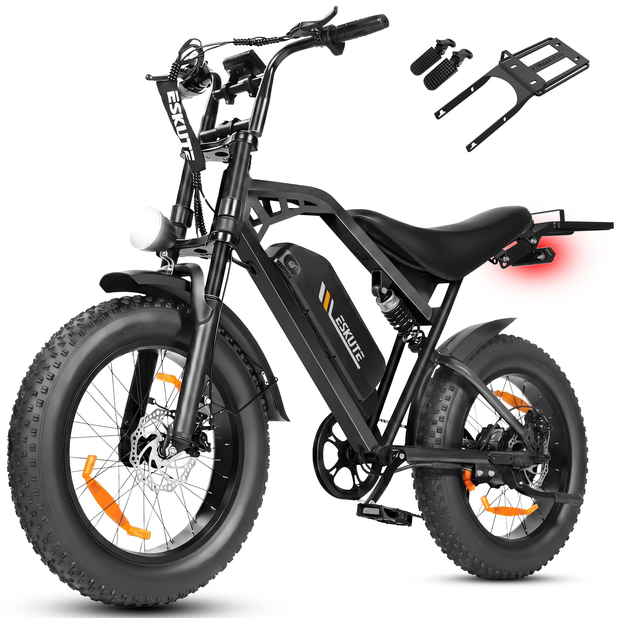 Voir la diapositive 1 : ESKUTE Vélo électrique ESKUTE V202, 48V 20,8Ah