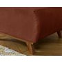 Voir la diapositive 3 : BEST MOBILIER Cristal - pouf modulable - 65 cm - en velours texturé