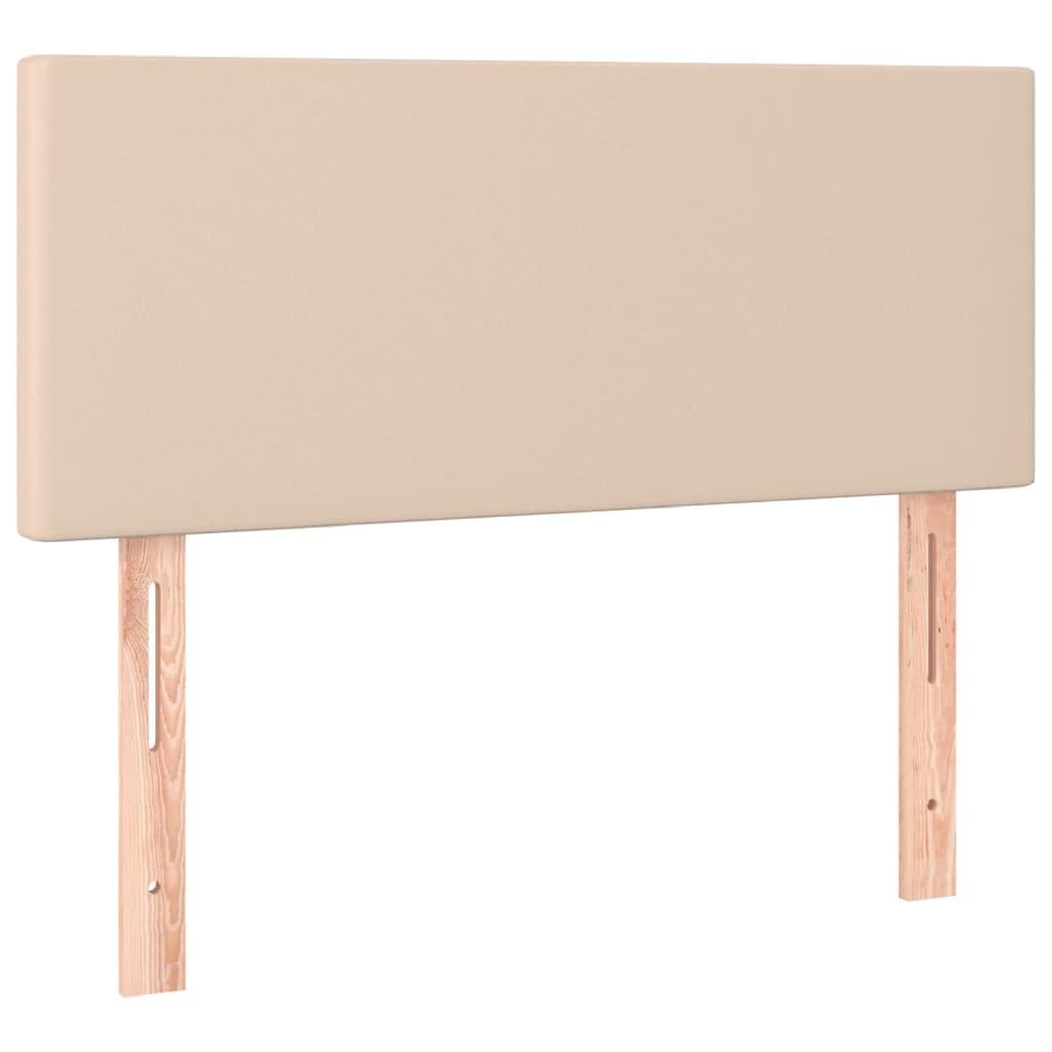 Voir la diapositive 4 : VIDAXL Tete de lit a LED Cappuccino 90x5x78/88 cm Similicuir