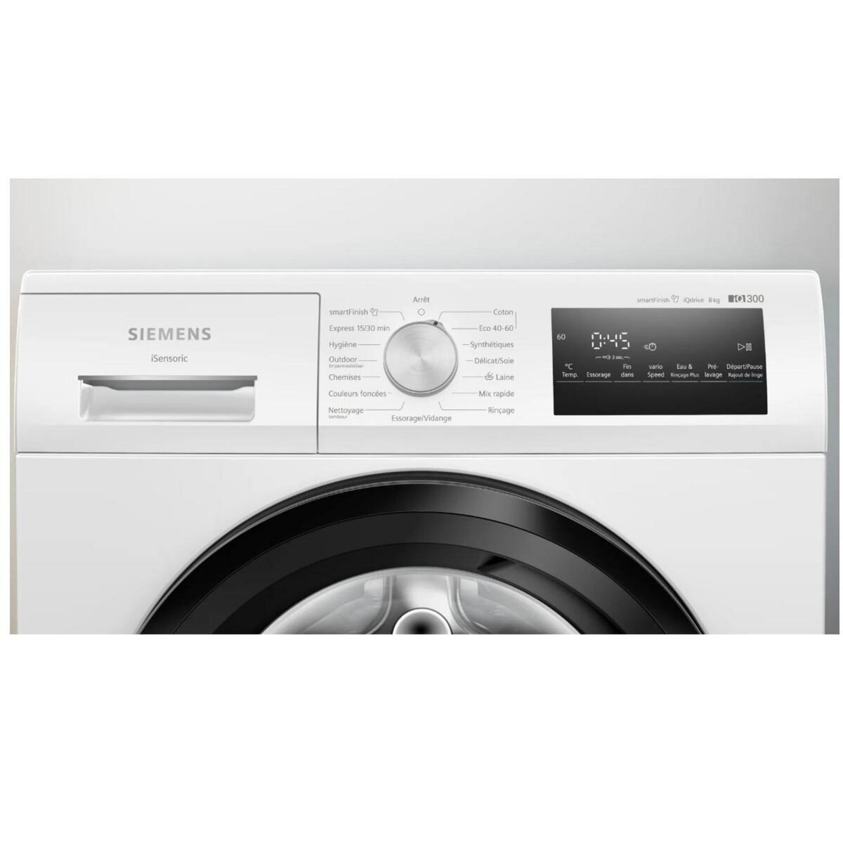 Siemens Lave-linge frontal 8kg 1200 tours/min blanc - WM12N228FR