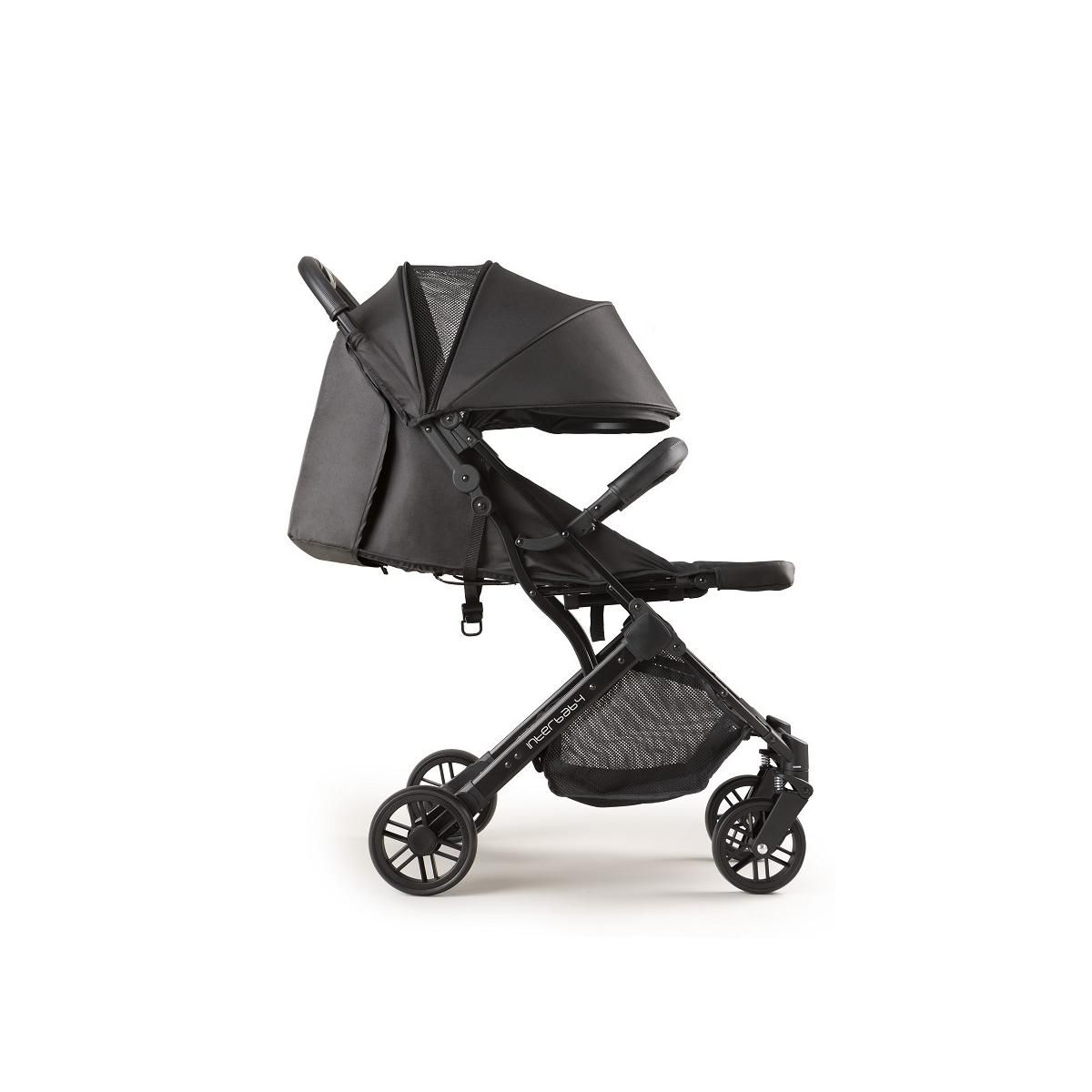 INTERBABY Poussette Mod. Minimum Space Plus Noire