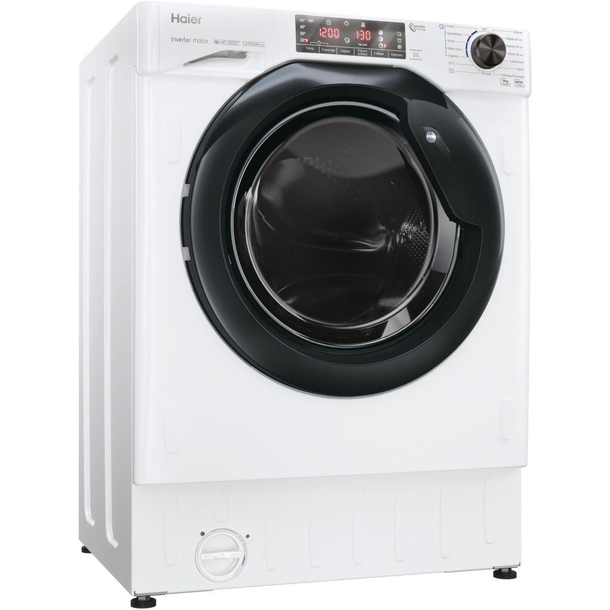 HAIER Lave linge hublot encastrable HW90B416FWB-FR