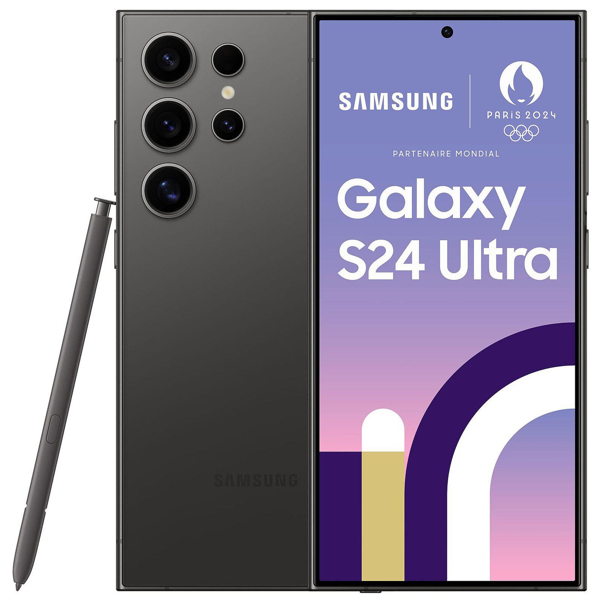 Samsung Samsung Galaxy S24 Ultra 5G Dual Reconditionné 256 Go - Grade A - Noir