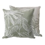 Paris Prix Coussin Déco Imprimé  Mambo  40x40cm Vert Olive