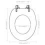 Voir la diapositive 6 : VIDAXL Sieges de toilette avec couvercles 2 pcs MDF Blanc