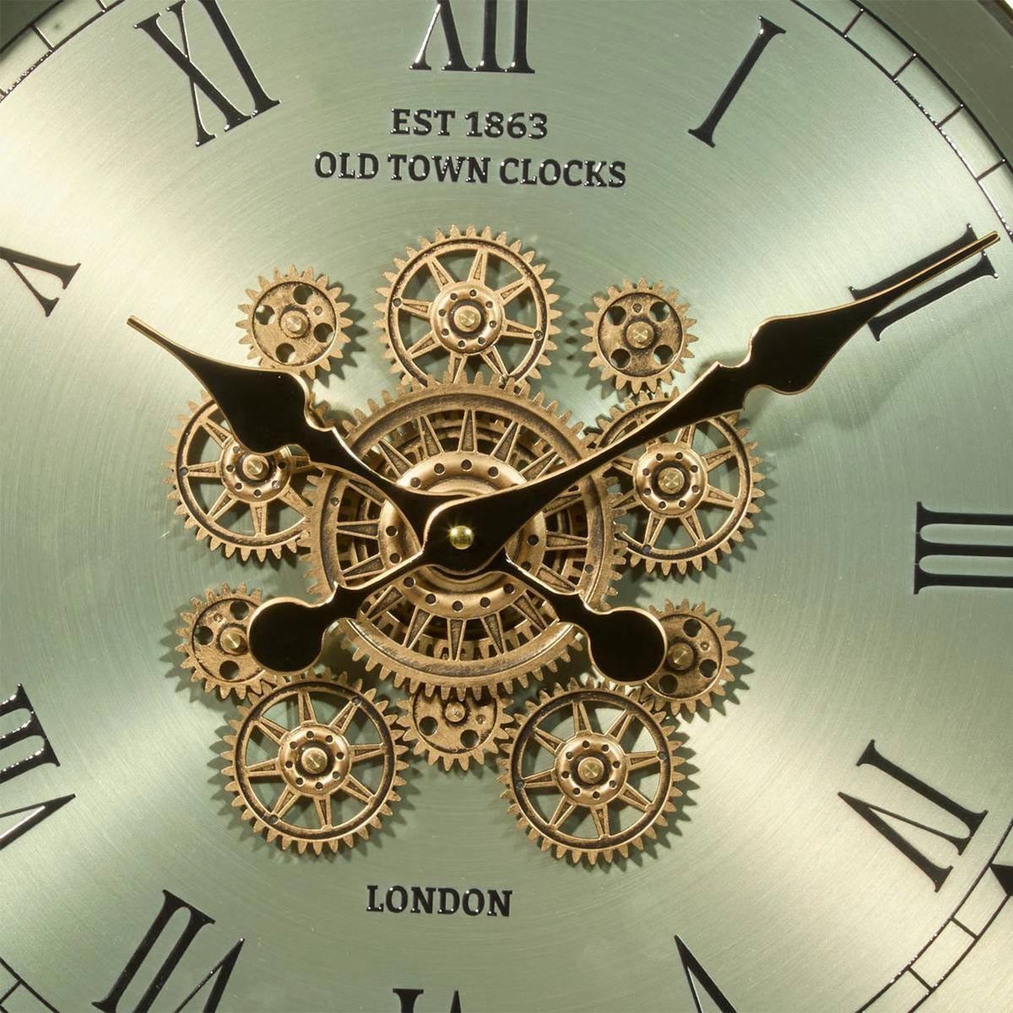 Voir la diapositive 2 : ATMOSPHERA Horloge murale avec mécanisme  michel  45cm vert