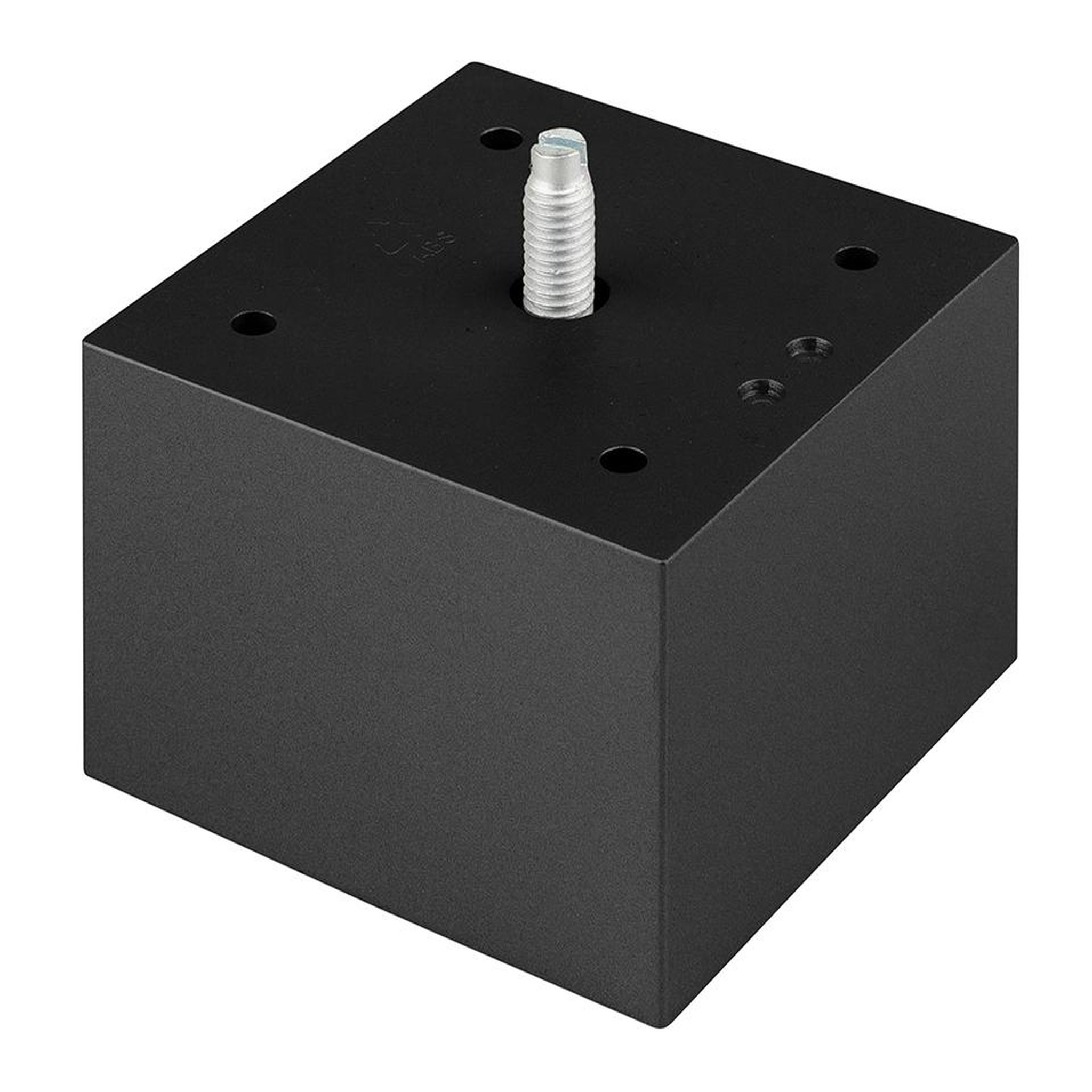 CENTRALE BRICO Pied de meuble fp002 50mm noir mat