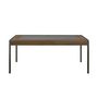 Voir la diapositive 2 : Table de séjour salle à manger style industriel pieds métal L180cm FABRIC