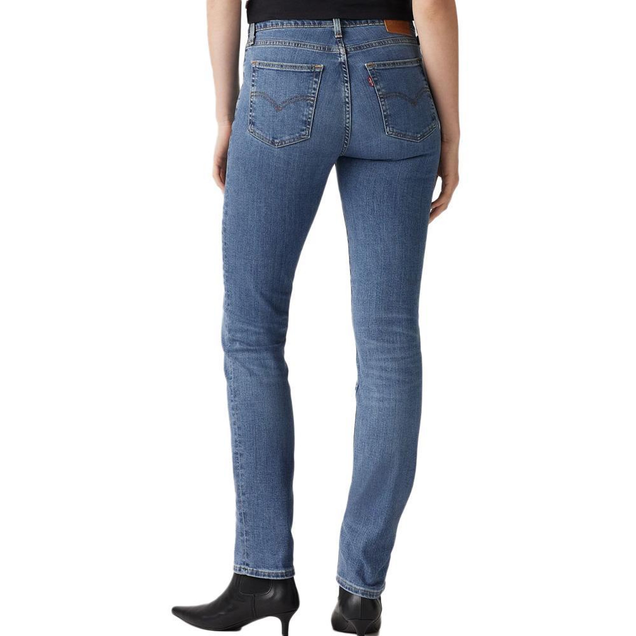 Voir la diapositive 2 : Levi's Jeans 724  Foncé High Rise Straight Med