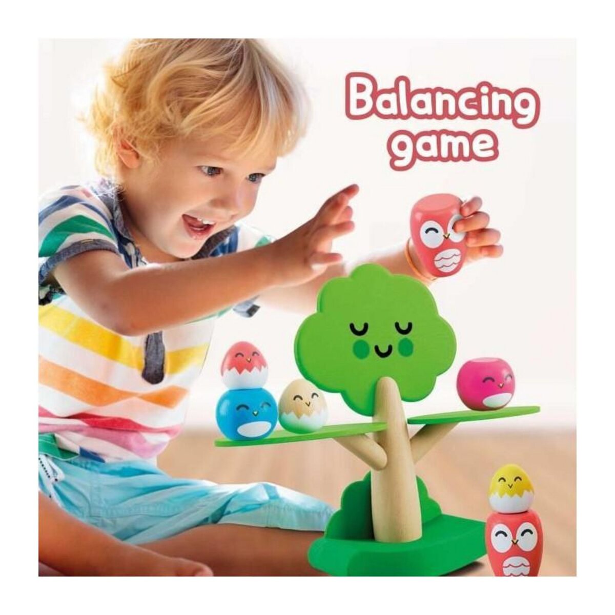 LISCIANI GIOCHI Jeu d'équilibre Lisciani Giochi arbre couleur naturelle