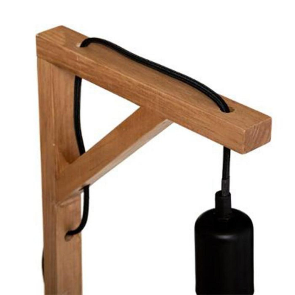 ATMOSPHERA Lampe à Poser Design  Wild  46cm Noir & Naturel