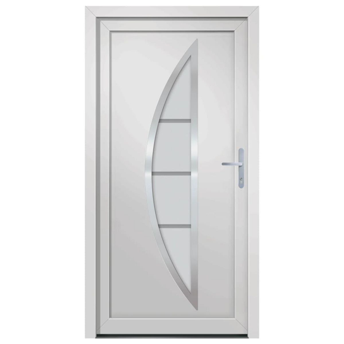 VIDAXL Porte d'entree Blanc 98x200 cm PVC