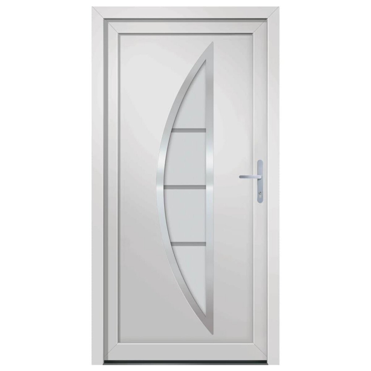 VIDAXL Porte d'entree Blanc 98x200 cm PVC