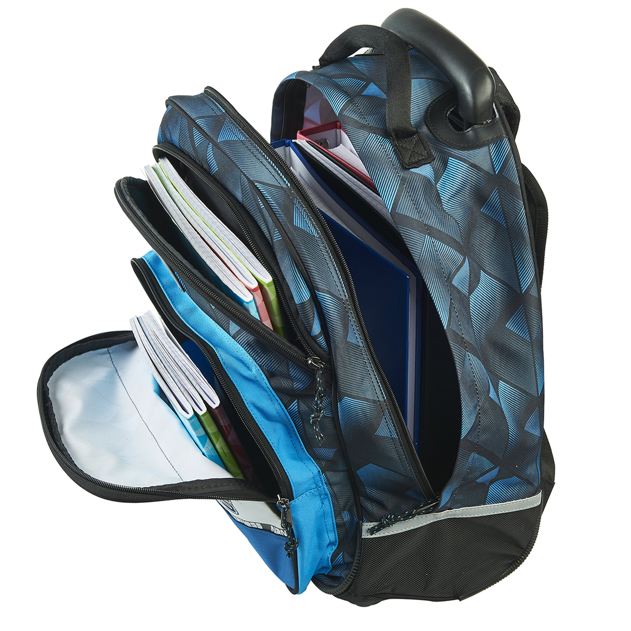 Voir la diapositive 7 : AIRNESS Sac à roulettes bleu